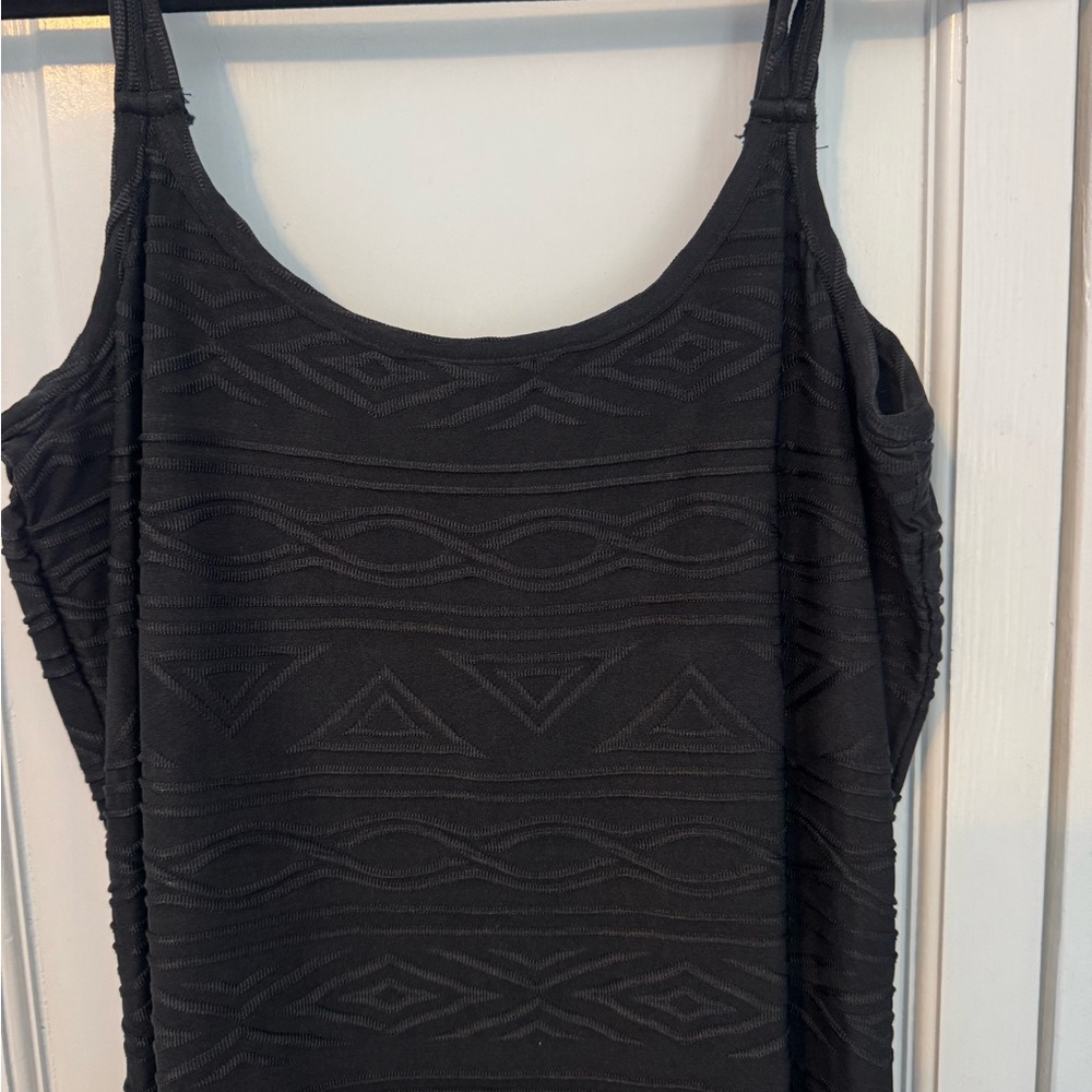 SHAPEFX Fitted Black Long ribbed‎ dress,Simple, Shaping & Stunning. Size 8 NEW - Picture 14 of 16